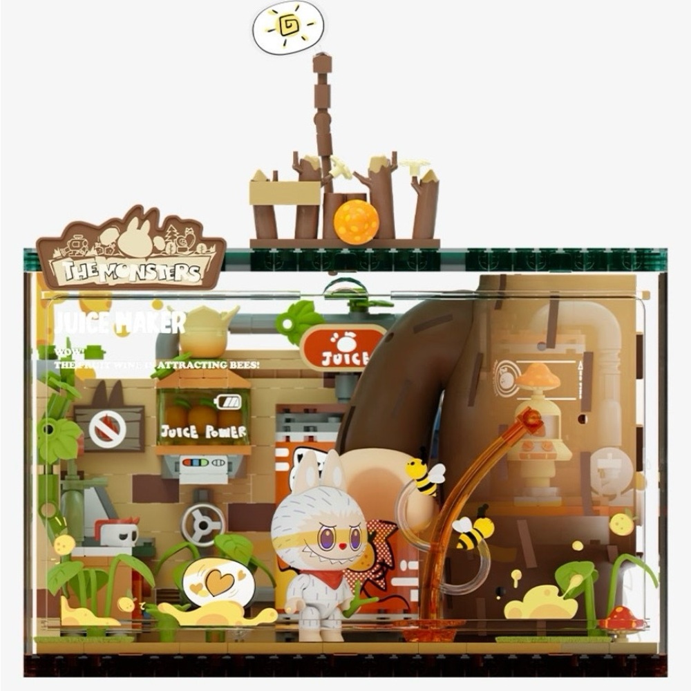 The Monsters Juice Maker Playset - Green, Brown, Orange
